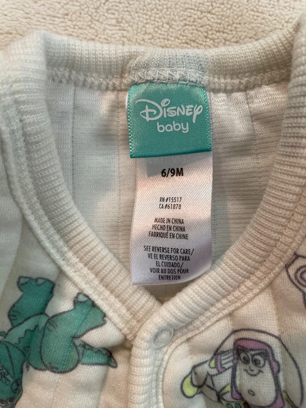 Disney baby pajama set